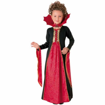 Disfraz vampira gótica roja infantil