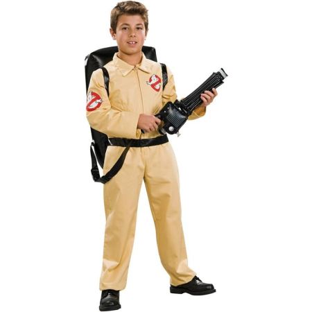 Disfraz Ghostbuster y mochila deluxe infantil