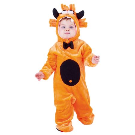 Disfraz bebé Monstruo naranja Halloween