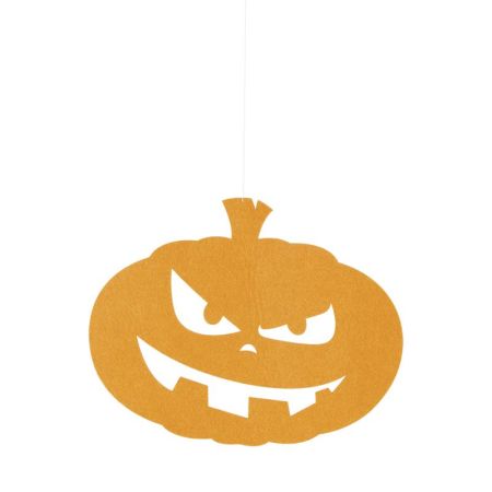 Colgante supercalabaza de fieltro