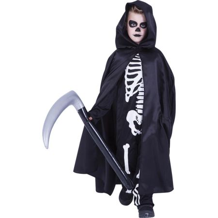 Capa Morte con guadaña hinchable infantil