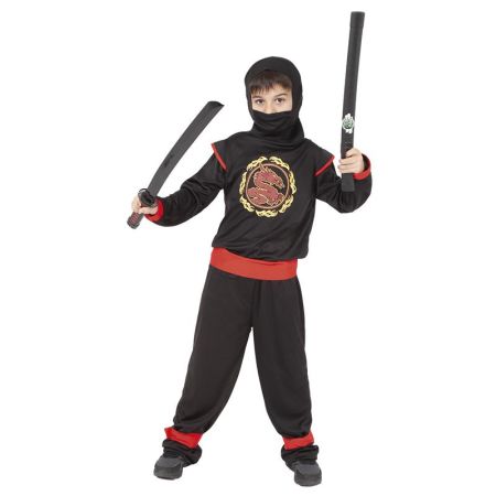 Espada ninja roja y negra 60 cm