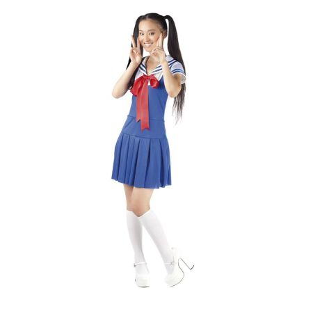 Disfraz adulto chica manga school