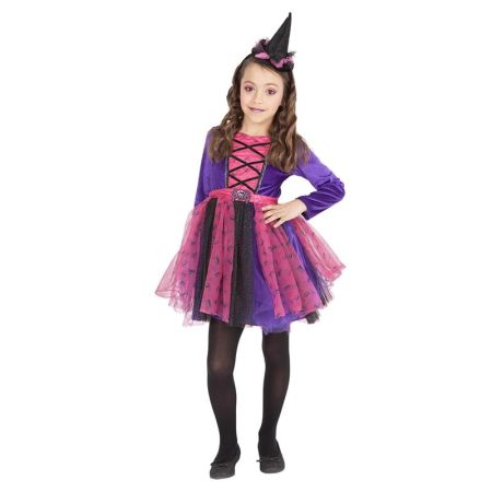 Disfraz Bruja Arañitas Infantil