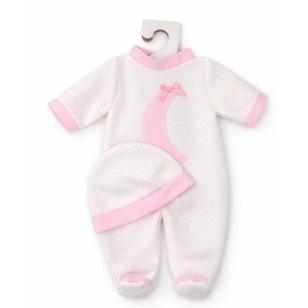 Pijamas bebé em saco 40 cm babygrow luna pintas