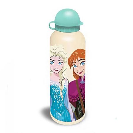 Cantimplora aluminio Frozen 500 ml amarilla