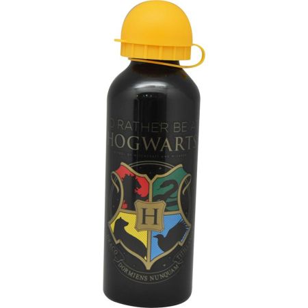 Botella Harry Potter aluminio 500 ml negra