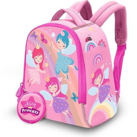 Mochila escolar Fairy neopreno 25 cm