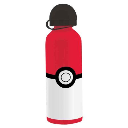 Botella Pokemon aluminio 500 ml roja