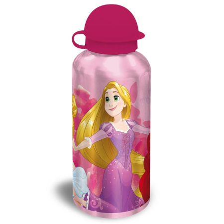 Cantimploras aluminio 500 ml princesas rosa*