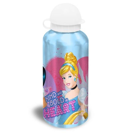 Cantimploras aluminio 500 ml princesas azul*