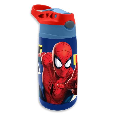 Cantimplora acero inoxidable 450 ml Spiderman