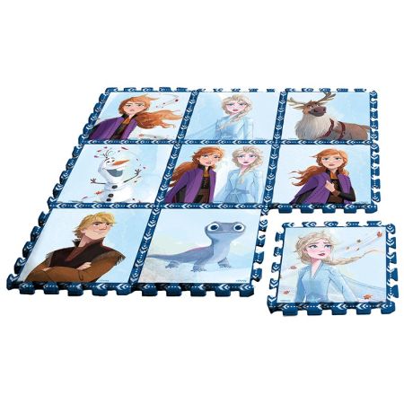 Alfombra puzzle eva 9 piezas con bolsa Frozen