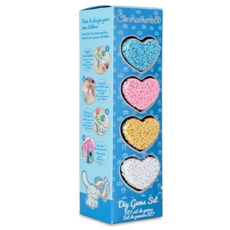 Crea tus pegatinas con gemas Cinnamoroll