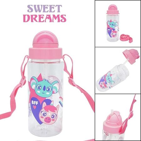 Sweet Dreams Cantimplora tritán con asa 500 ml