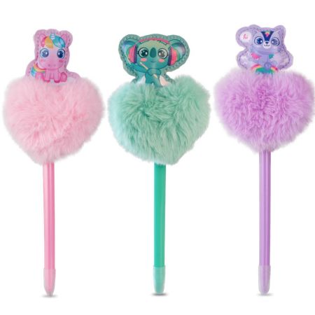 Bolígrafo con pompón corazón Sweet dreams