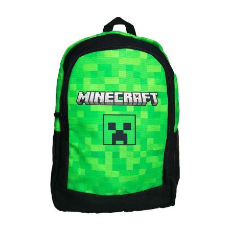 Mochila escolar Minecraft verde 40 cm