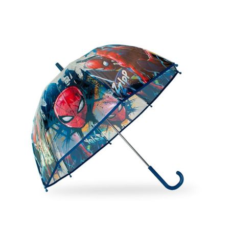 Paraguas Spiderman transparente 46 cm campana