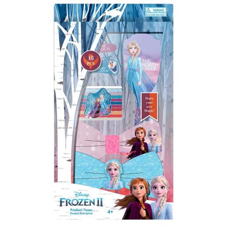 Set 16 piezas pelo y cepillo Frozen 2