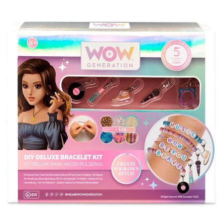 WOW kit crea tus pulseras con cuentas y charms