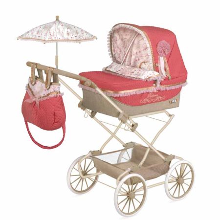 Coche Reborn plegable con sombrilla