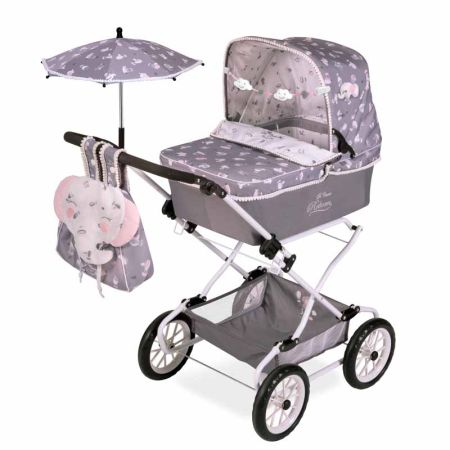 Coche Reborn plegable con sombrilla