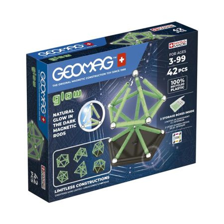 Geomag brillo en la oscuridad 42 piezas