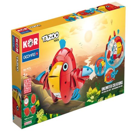 Geomag tazoo toco de construccion magnetica 86 pzs