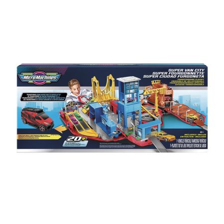 Micromachines súper Van City y microvehículo