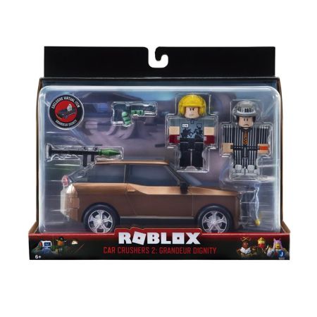 Roblox veículo Car Crusher com 2 figuras*