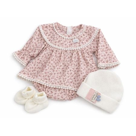 Ropa bebé Elegance conjunto floreado 45 cm