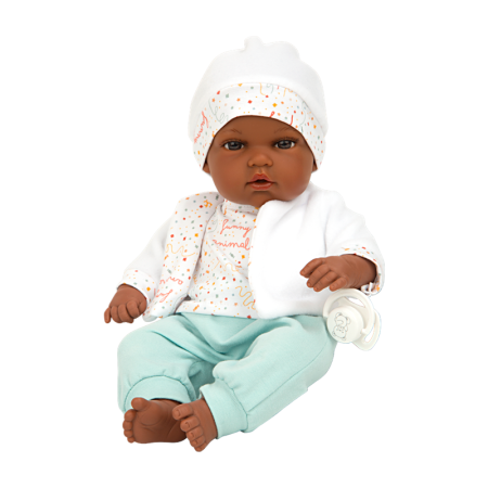 Muñeca bebé Elegance 33 cm mulato mecanismo lloro