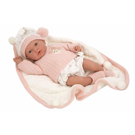 Muñeca bebé Elegance 40 cm Andie con sonidos