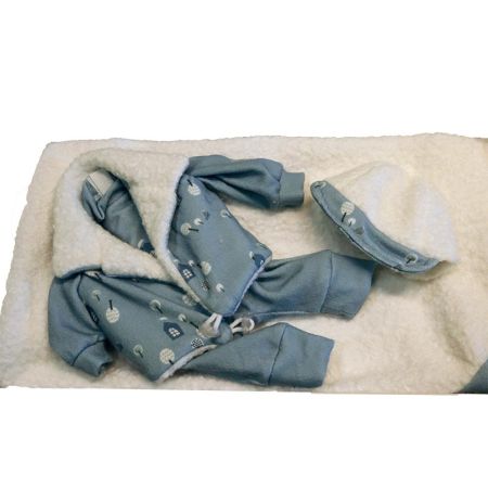 Ropa bebé reborn premium 45 cm conjunto y chaqueta