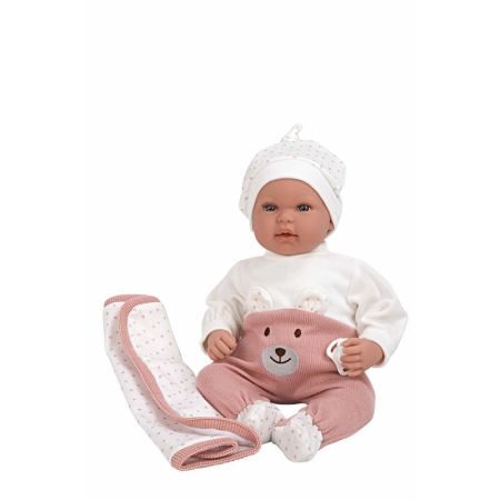 Muñeca bebé Elegance 45 cm Mies mecanismo risa