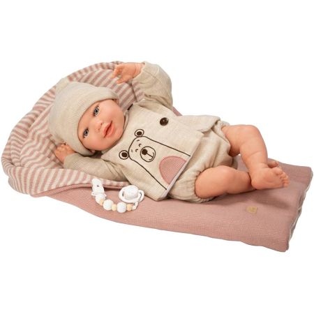 Bebé reborn 45 cm Lain con saco de dormir