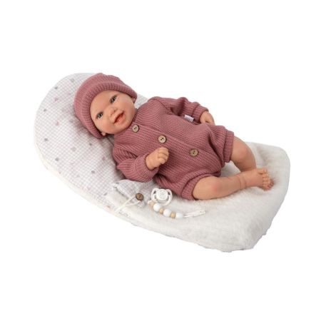 Bebé reborn 45 cm Angélica con manta