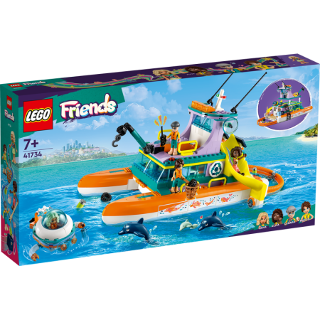 Lego Friends barco de rescate marítimo