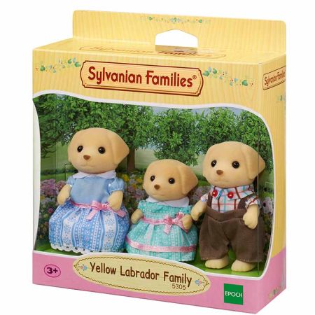 Sylvanian Families Familia Perro Labrador