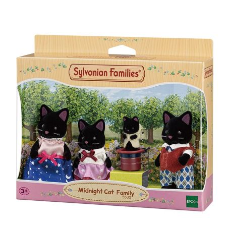 Sylvanian Families familia gato medianoche