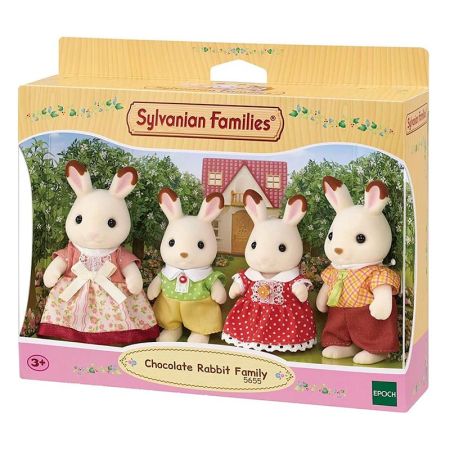 Sylvanian Families Familia Conejo Chocolate