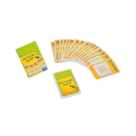Juegos de cartas Scrabble Pictionary y Uno