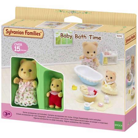 Sylvanian Families la hora del baño