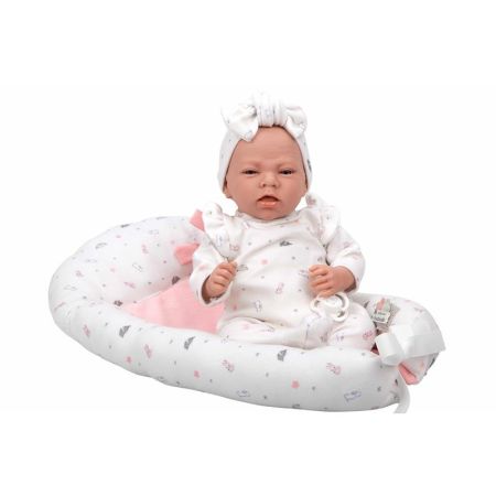 Muñeca bebé Elegance 40 cm Dafne con capazo