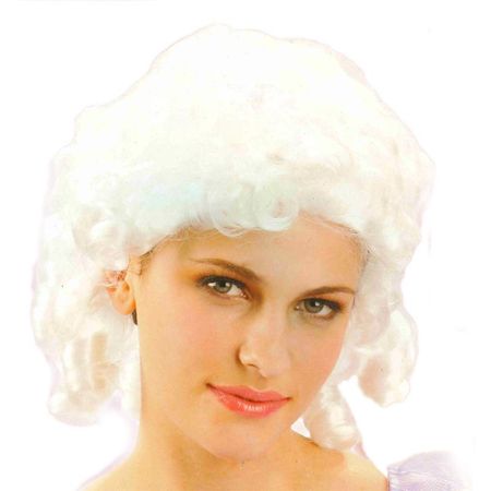 Peluca Adulto Blanca Epoca