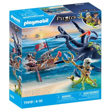 Playmobil Pirates batalla con pulpo gigante