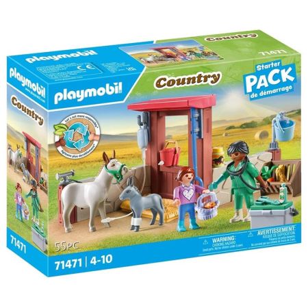 Playmobil starter pack veterinaria de granja