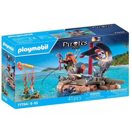 Playmobil Pirates bote pirata con tesoro