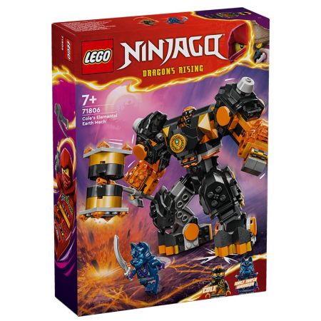 Lego Ninjago Meca elemental de la tierra de Cole