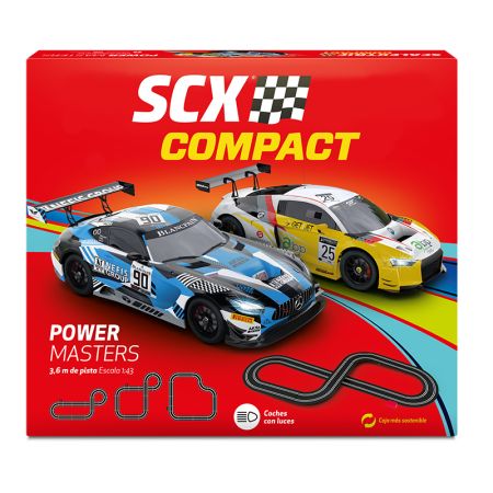 Circuito Scalextric Compact Power Masters 1:43